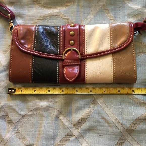 MANGO Stripes Pattern Shoulder Bag - Picture 4 of 7